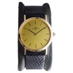 Baume & Mercier 18Kt  Solid Yellow Gold Dress Watch with Box and Papers
