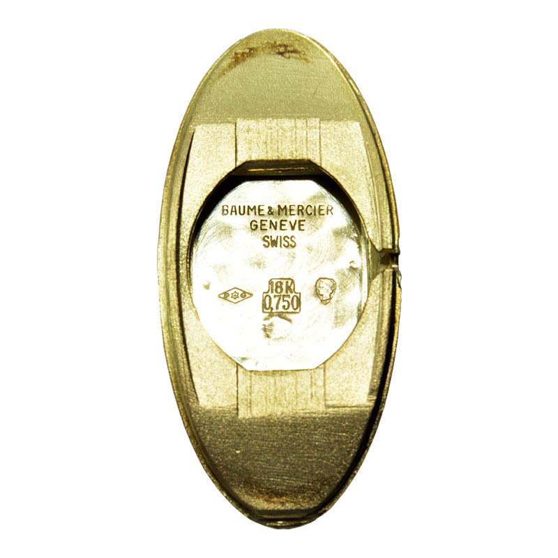 Baume & Mercier 18 Karat Yellow Gold Wristwatch Originally Sold to Jerry Lewis 6