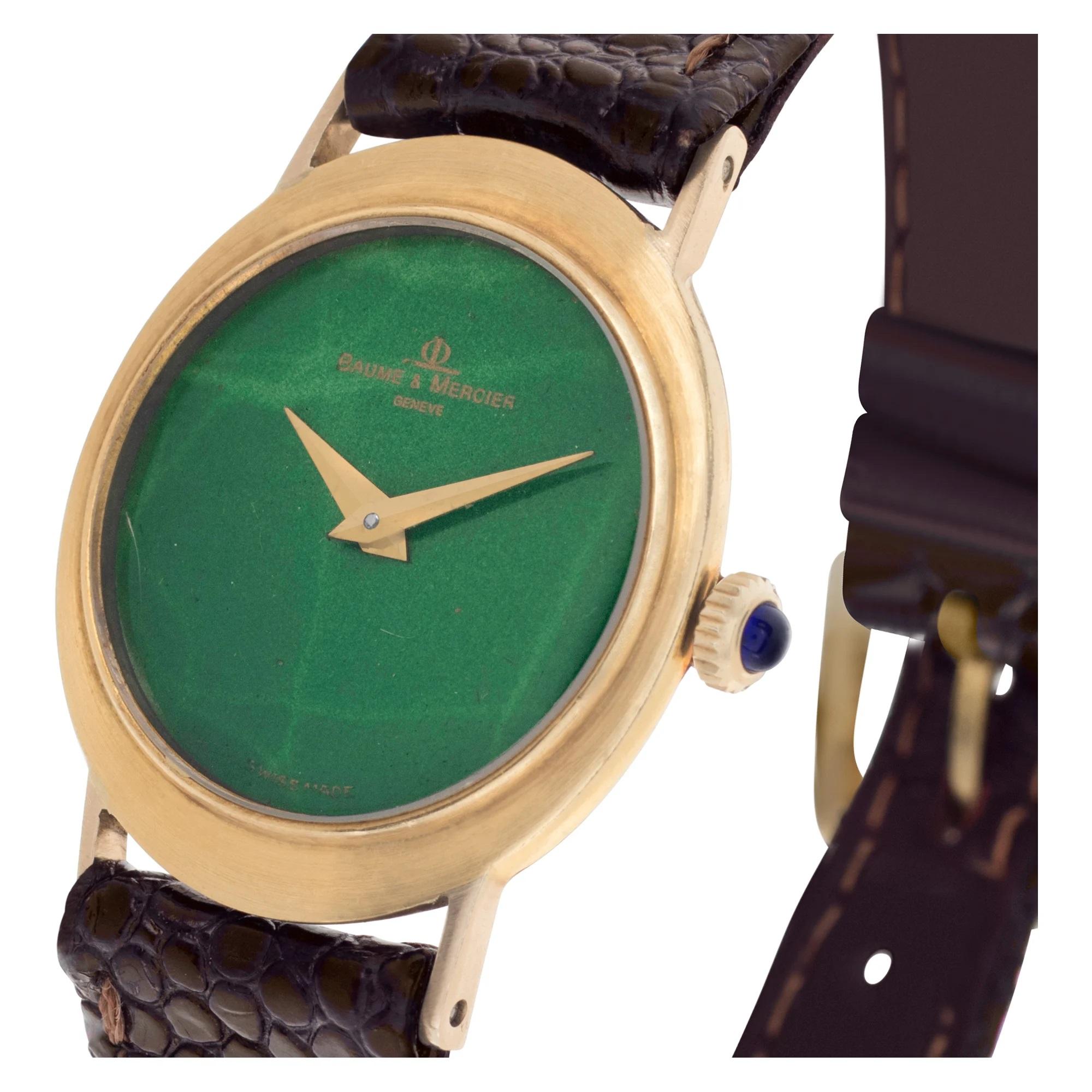 baume mercier green