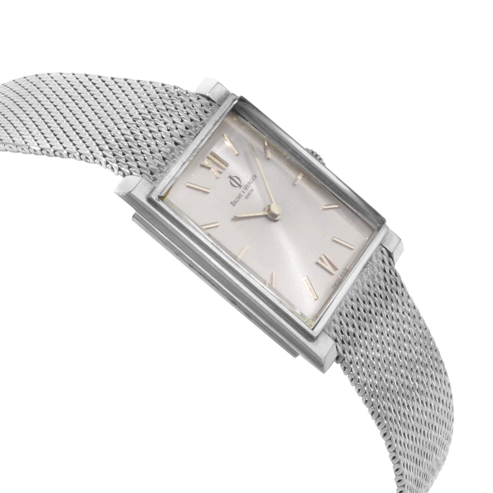 baume and mercier square watch