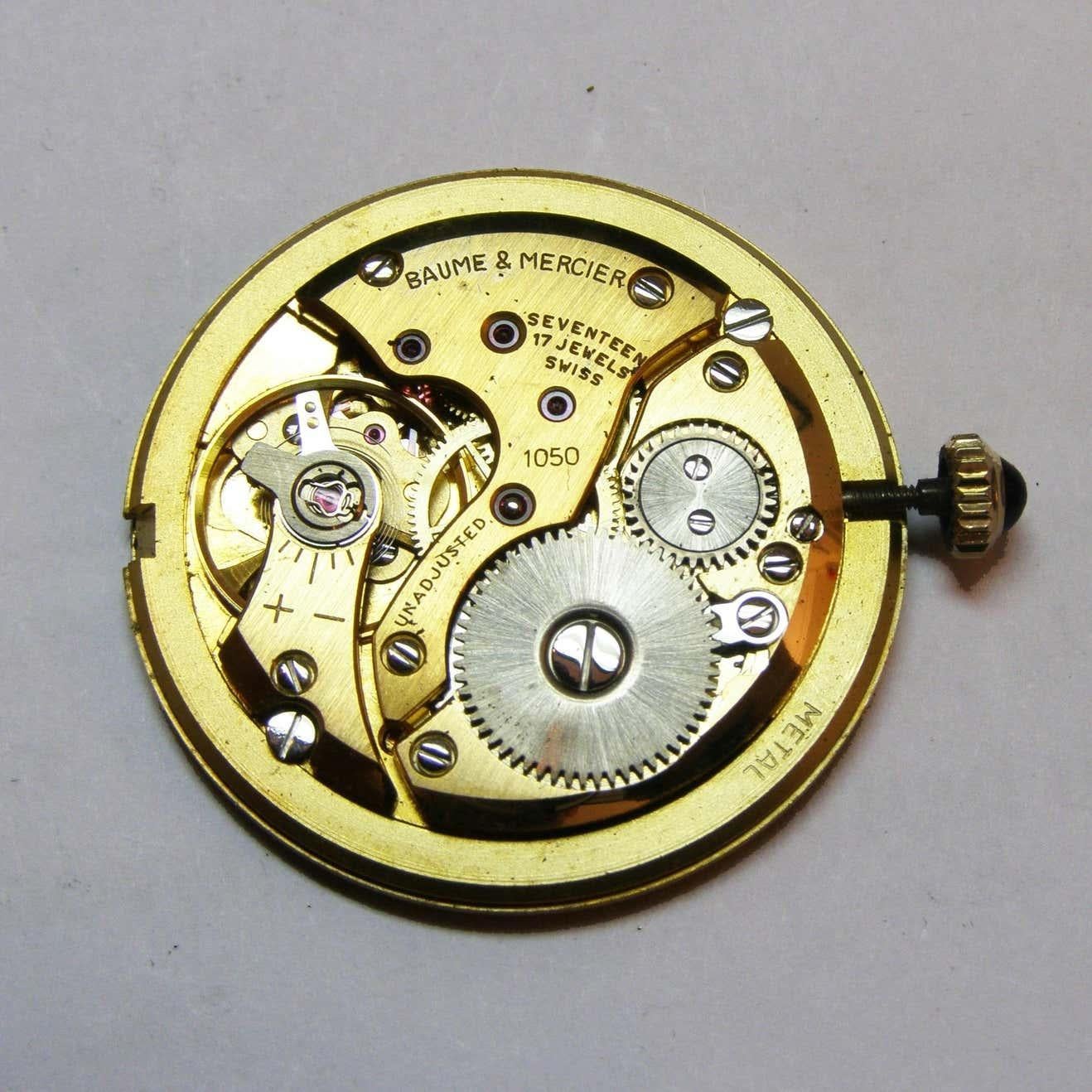 Baume & Mercier 35121 Gelbgold Mechanische Armbanduhr 3