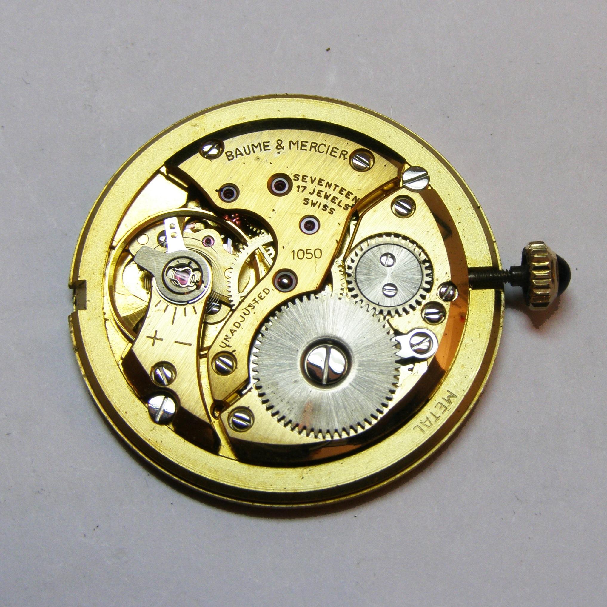 Baume & Mercier 35121 Yellow Gold Mechanic Wristwatch 2