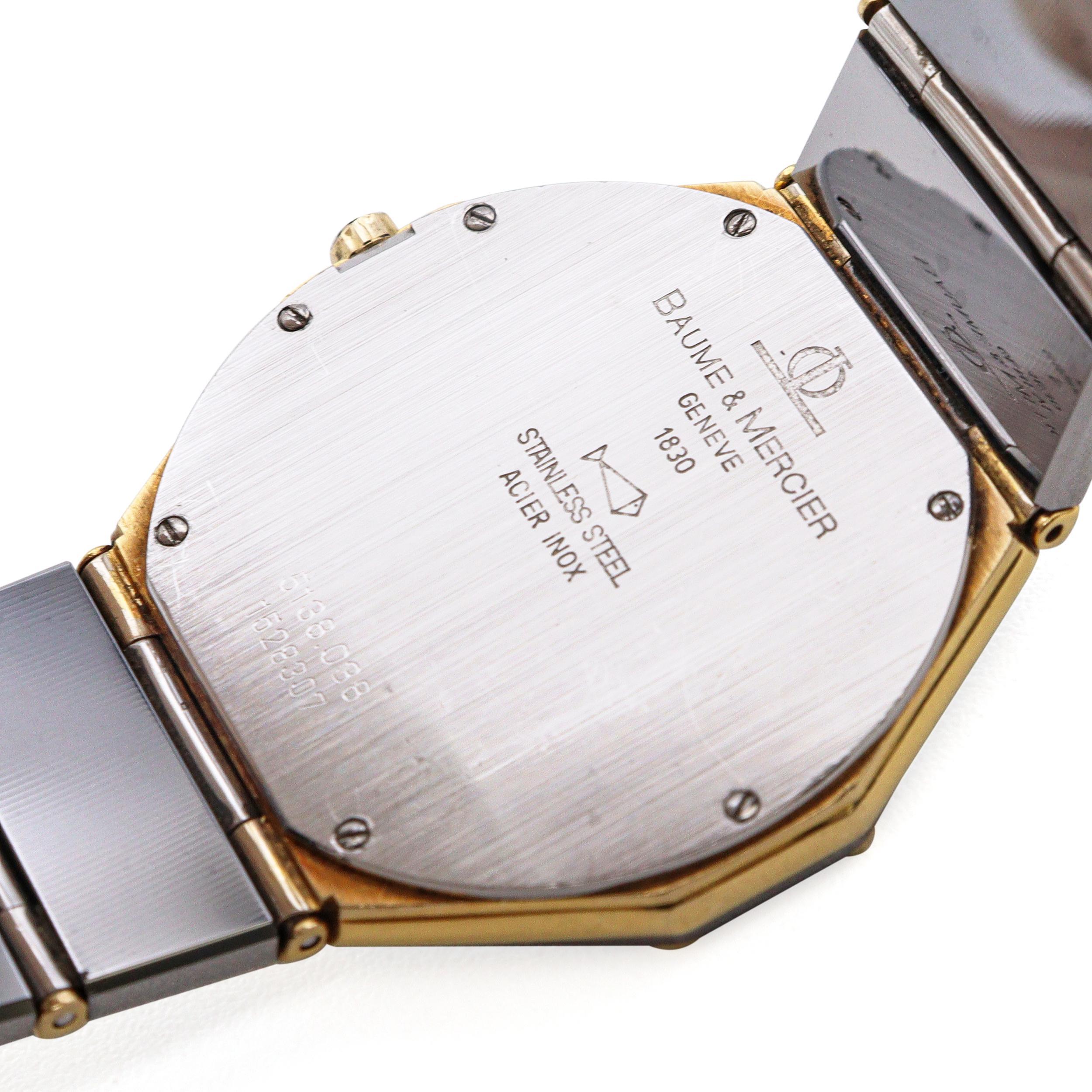 Baume & Mercier Avant Garde Quartz Men's Watch Ref 5138.038 For Sale 1