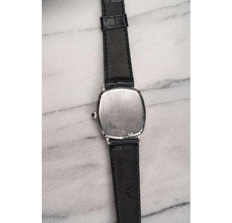 Baume & Mercier Orologio in oro bianco 18 carati, anni '80 In condizioni buone in vendita a New York, NY
