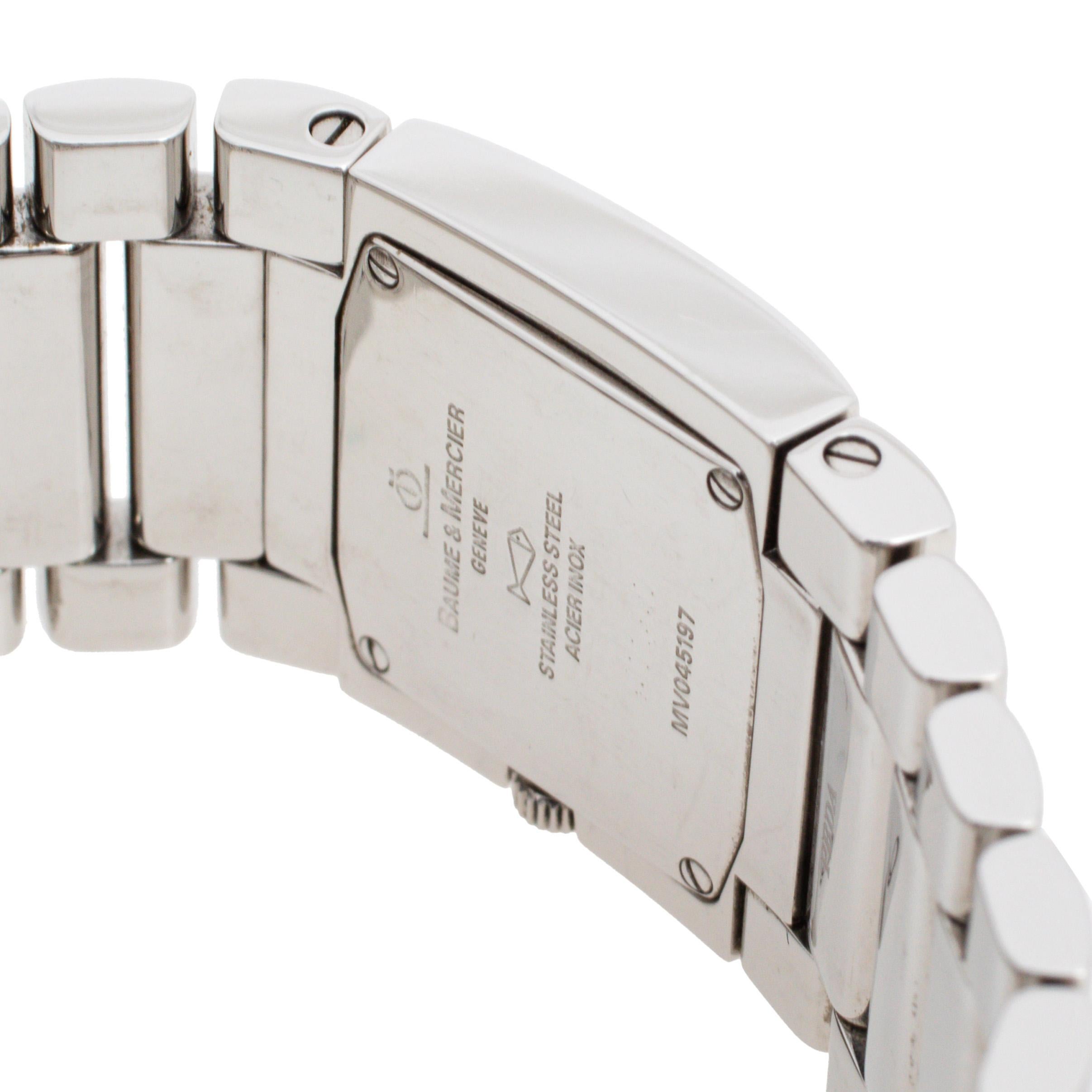 Baume & Mercier Beige Stainless Steel Catwalk MV045197 Women's Wristwatch 24 mm 1