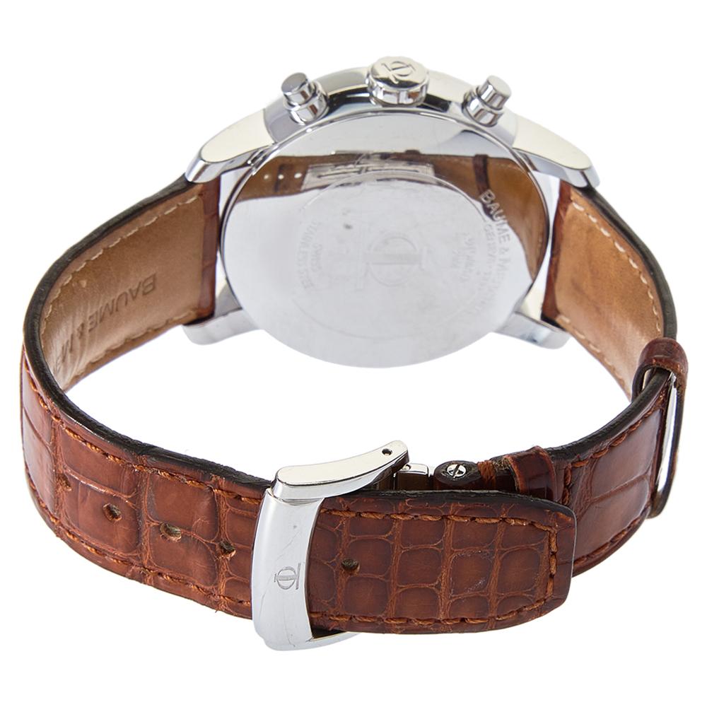 Baume & Mercier Black Classima Executive 65533 Men's Wristwatch 42mm In Good Condition In Dubai, Al Qouz 2