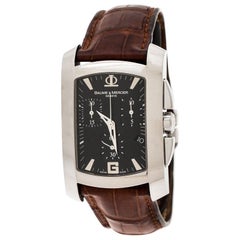 Baume & Mercier Acier inoxydable noir 65448 Chronographe Montre-bracelet homme 30 mm