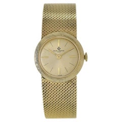 Baume & Mercier Calatrava 14K Yellow Gold Florentine Finish