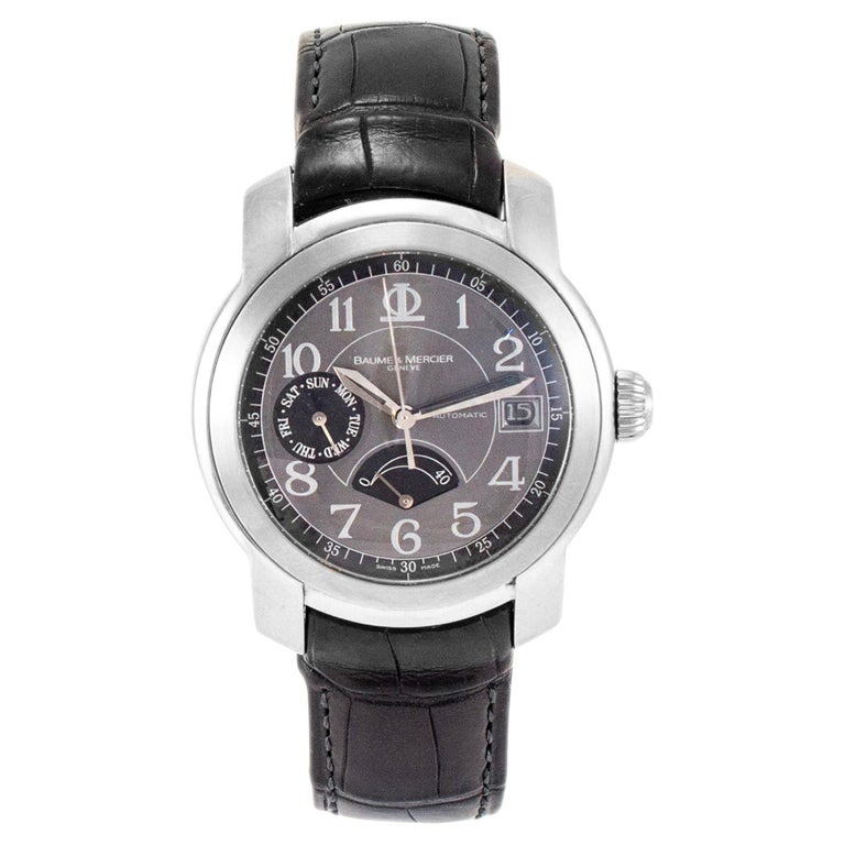 Baume and Mercier Capeland 39MM 65417 Day Date Stainless Steel