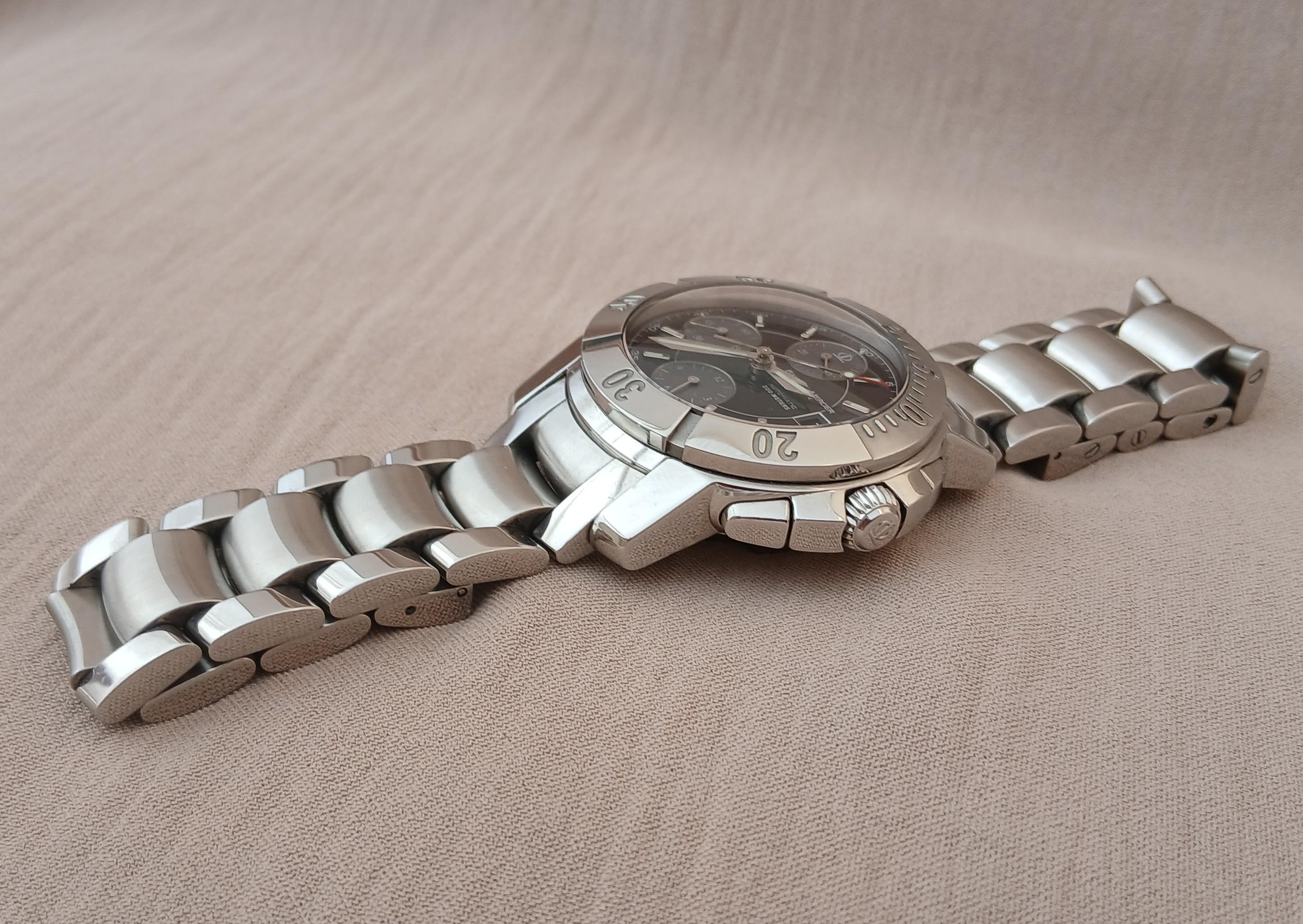 Reloj Baume & Mercier Capeland 65352 Automático Acero Esfera Negra Hombre en Bueno estado para la venta en Toronto, CA