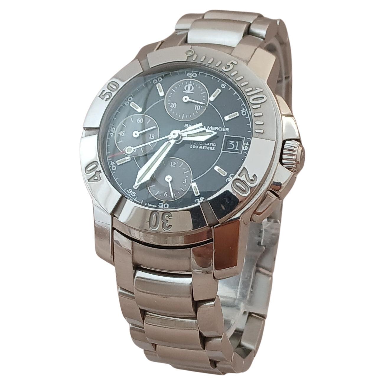 Baume
Mercier Capeland 65352 Automatic Steel Black Dial Mens Watch