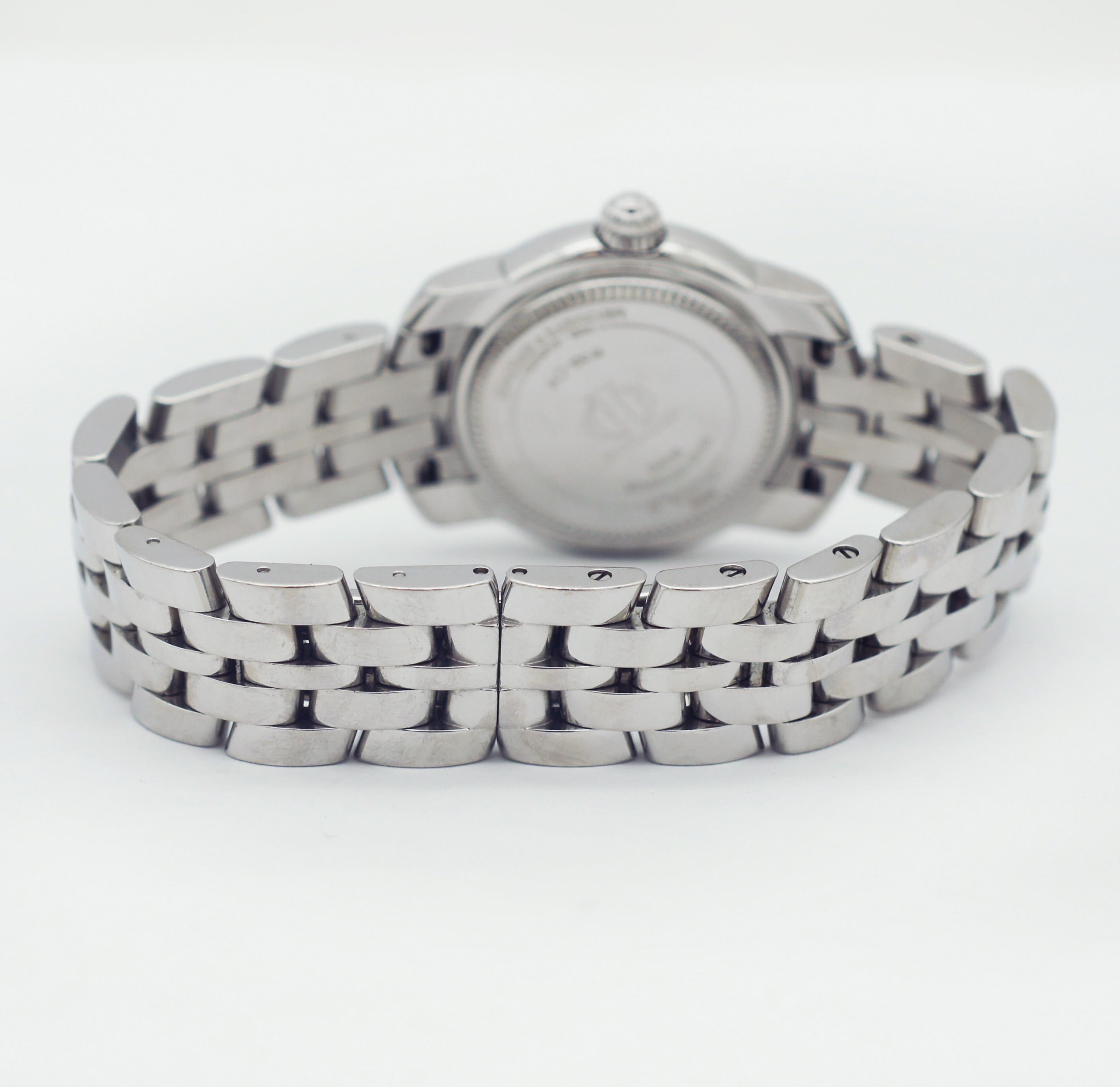 Taille ronde BAUME & MERCIER Capeland 65383 Montre à lunette diamantée en vente