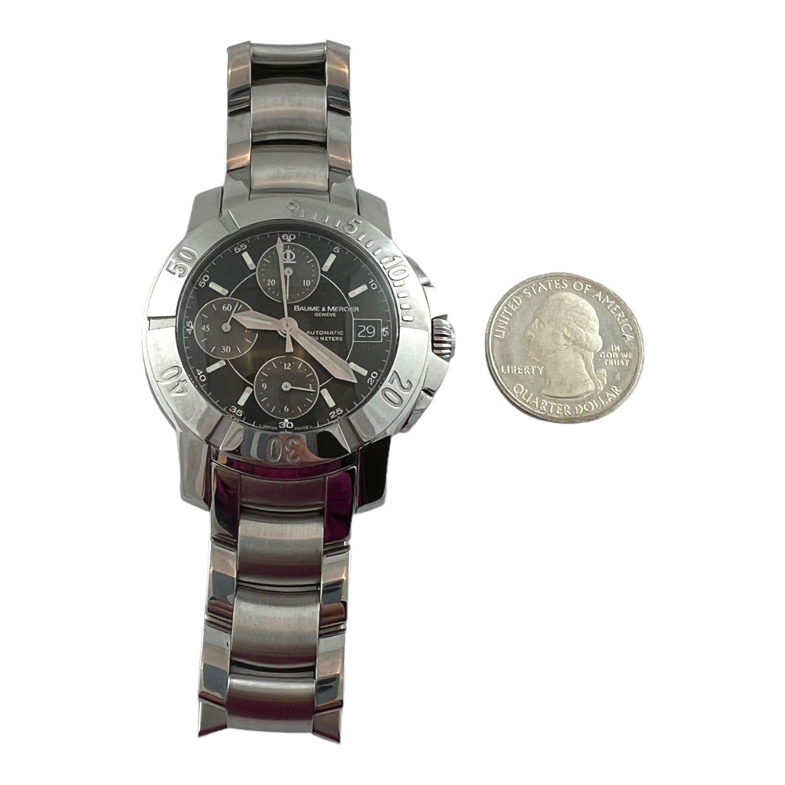 Baume & Mercier Capeland Chronograph Men's Watch 65352 Automatic 4