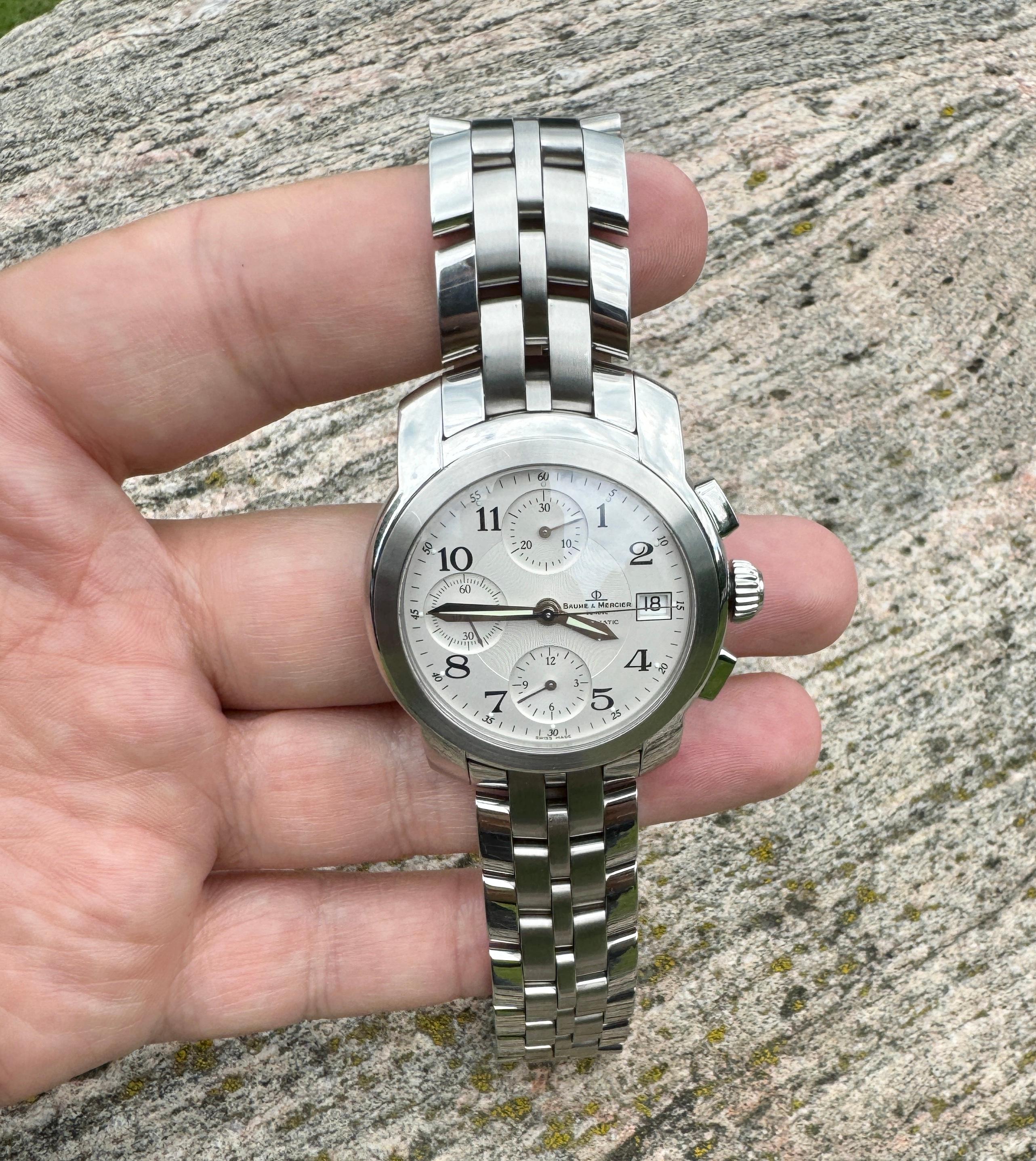 Baume & Mercier Capeland Chronograph MV0452 Edelstahl-Automatikuhr 12