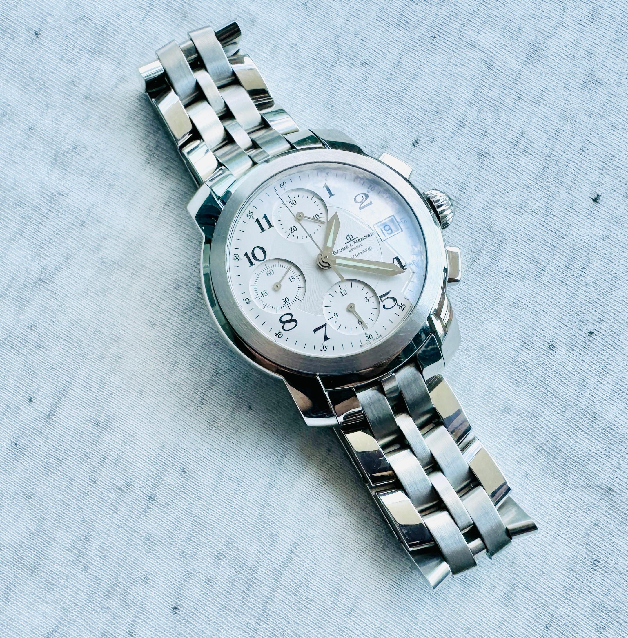 Baume & Mercier Capeland Chronograph MV0452 Edelstahl-Automatikuhr 16