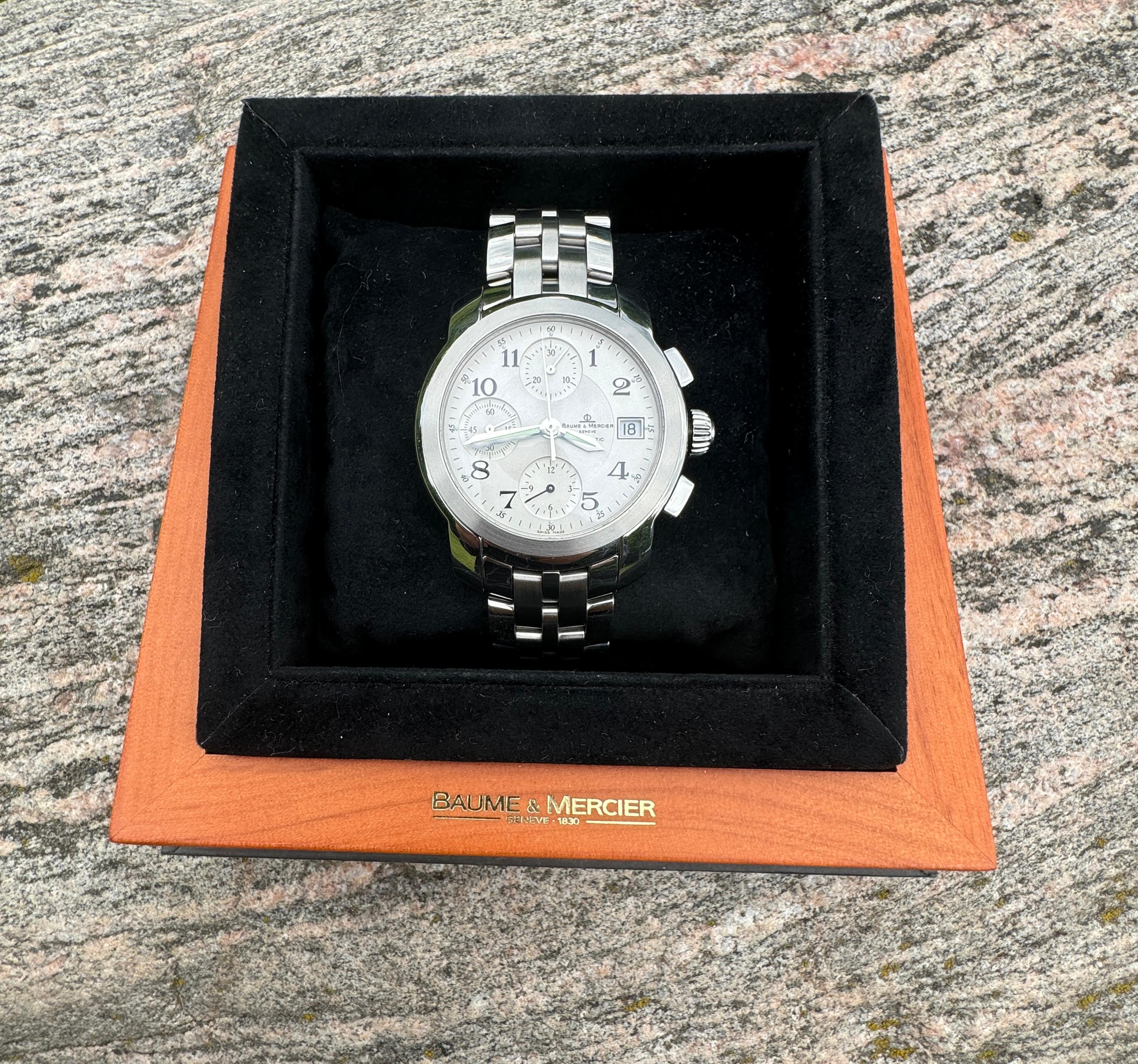 Baume & Mercier Capeland Chronograph MV0452 Edelstahl-Automatikuhr Herren