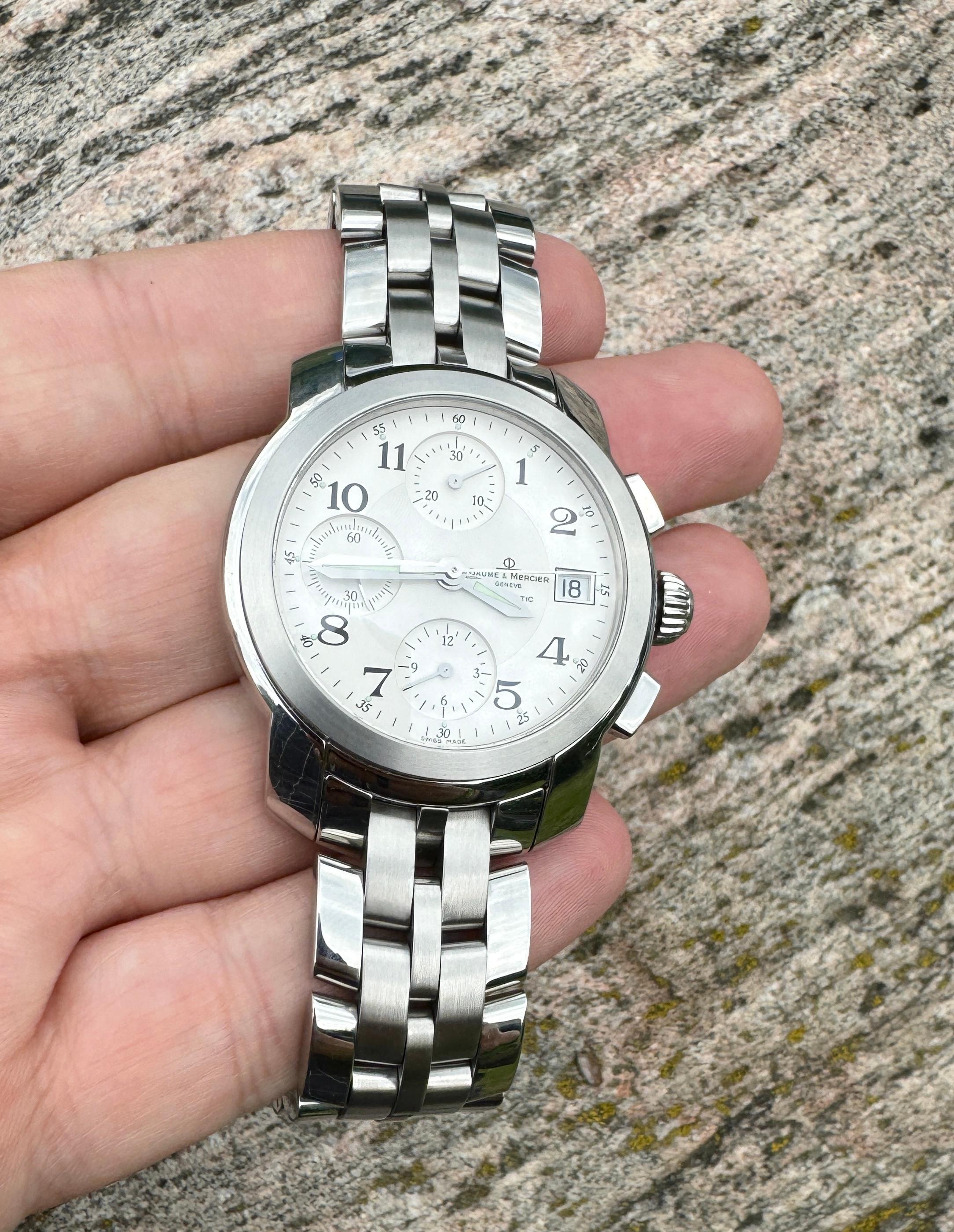 Baume & Mercier Capeland Chronograph MV0452 Edelstahl-Automatikuhr 2