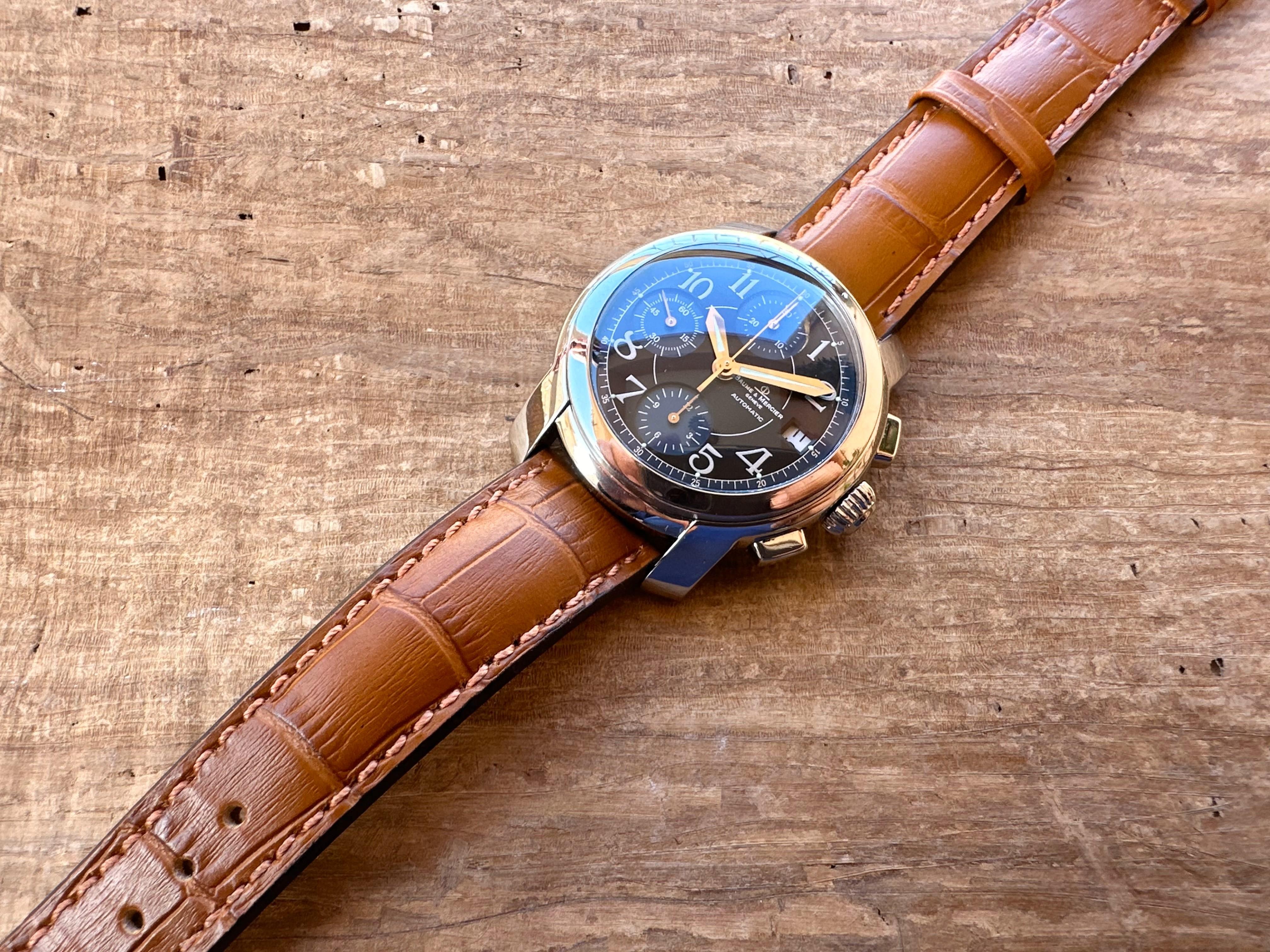 Baume & Mercier Capeland Chronograph MV045216 Automatic Watch For Sale 6