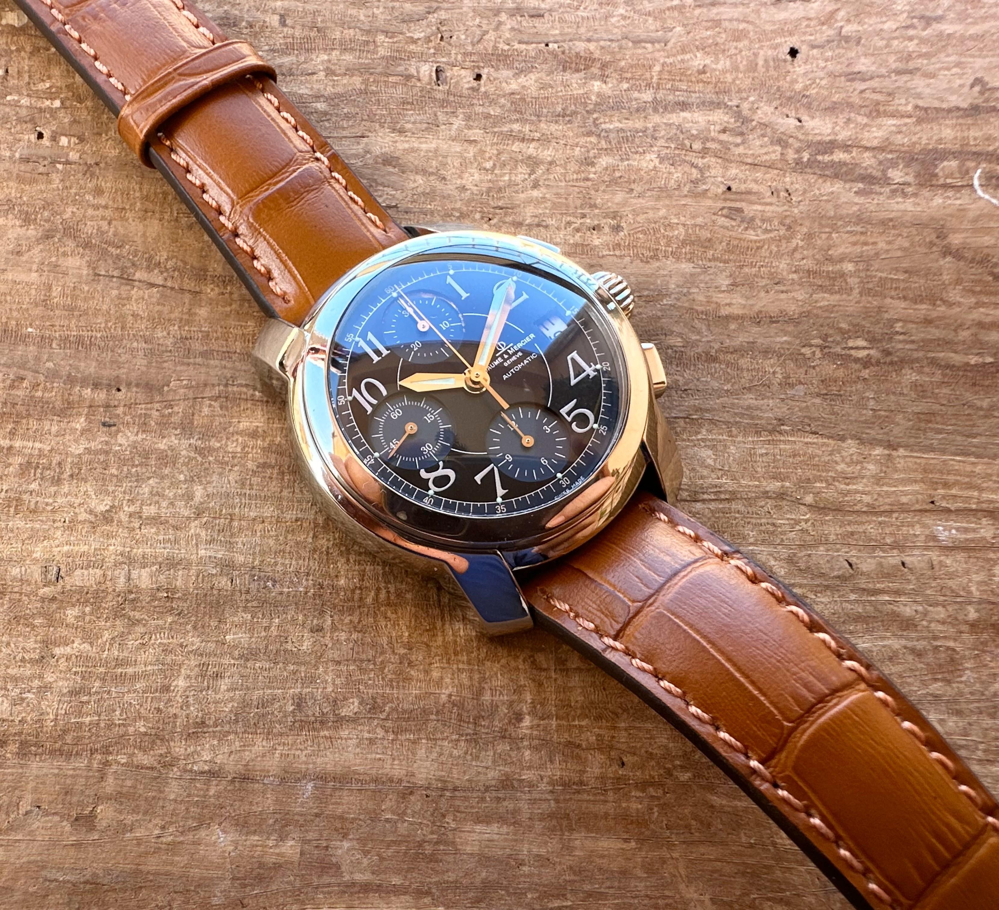 Baume & Mercier Capeland Chronograph MV045216 Automatic Watch For Sale 4