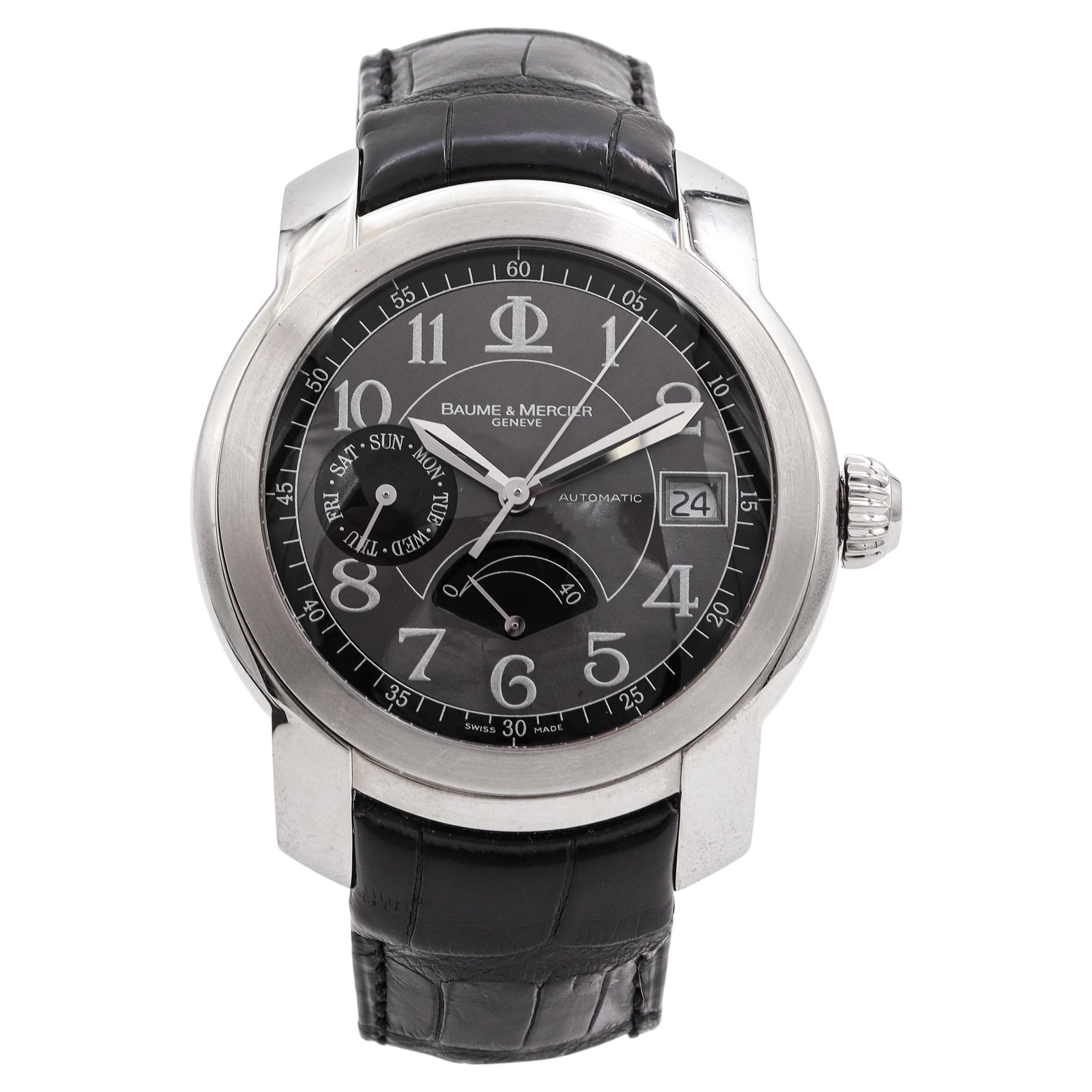 Reloj automático Baume 
Mercier Capeland de acero inoxidable para hombre en venta