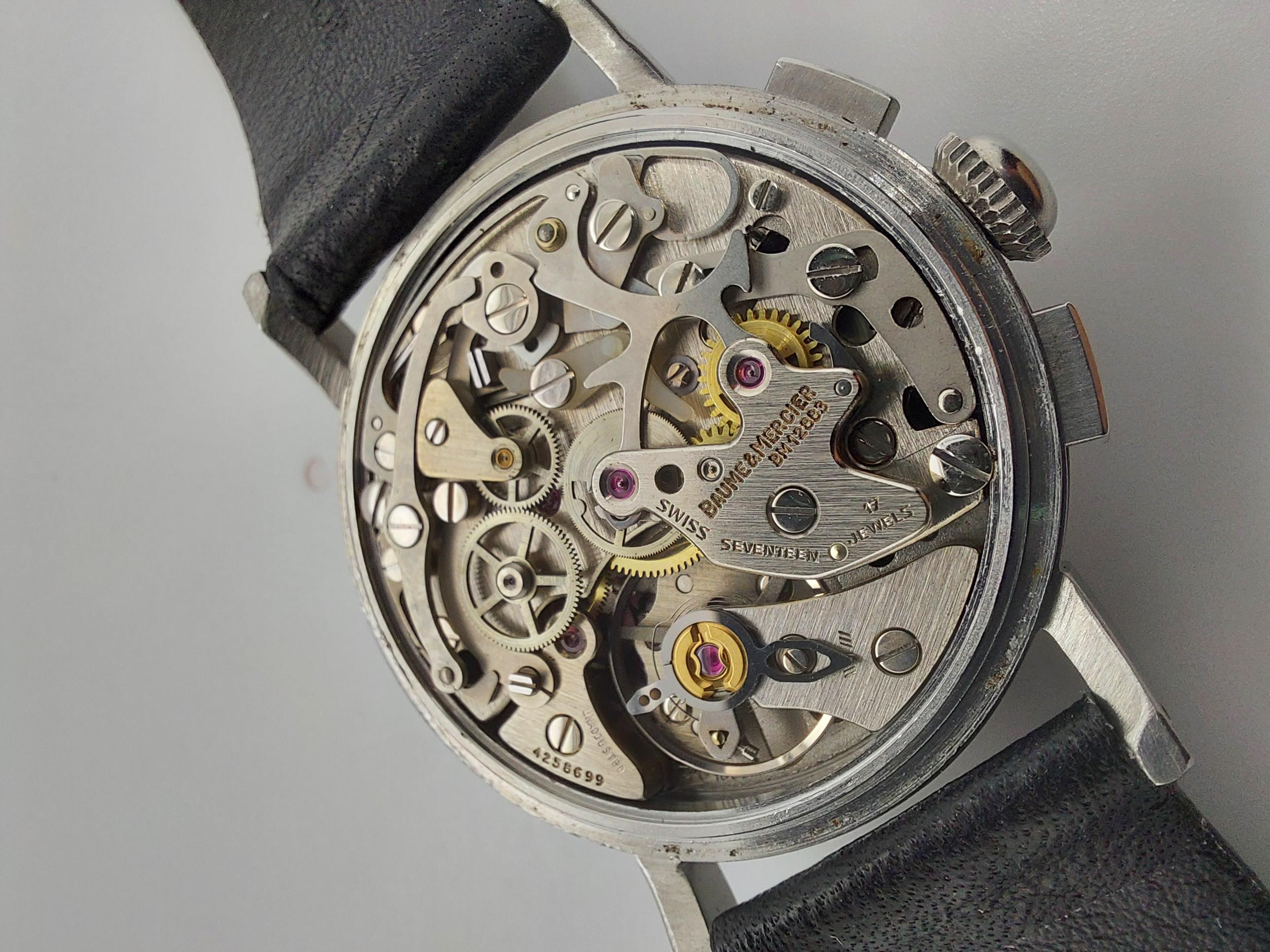 Baume & Mercier, Chronograph, Moonphase, Cal Lemania Ref. 6102.099 Wrist Watch 3