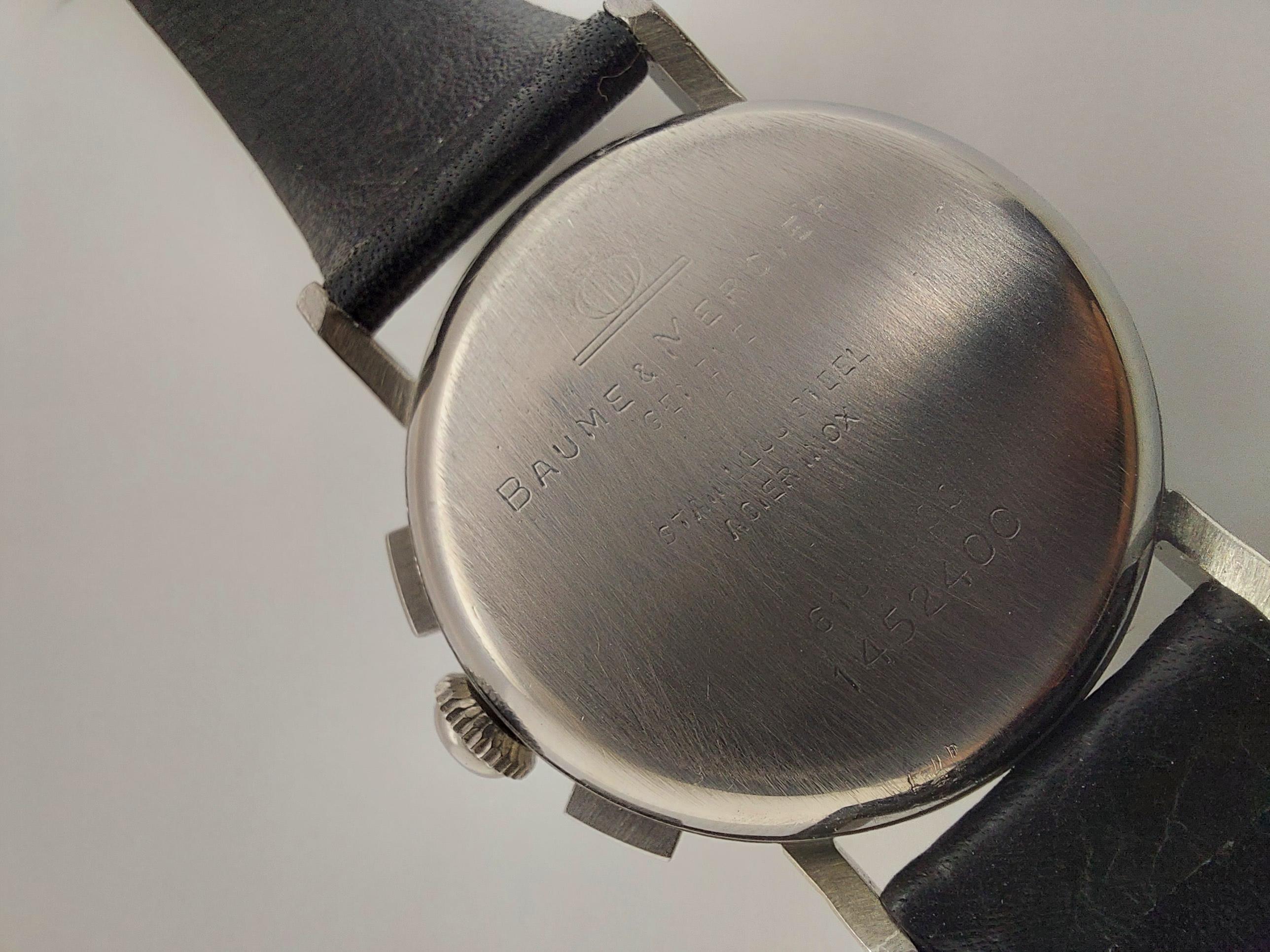 Artisan Baume & Mercier, Chronograph, Moonphase, Cal Lemania Ref. 6102.099 Wrist Watch