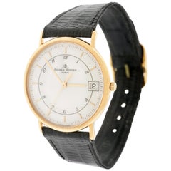 Baume & Mercier Classic Men's Wristwatch 18 Karat, circa 2000s
