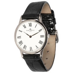 Retro Baume & Mercier Classic MX000WZ2AA Women's Watch in 18 Karat White Gold