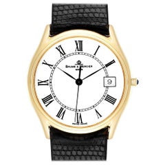 Baume Mercier Classima 14 Karat Yellow Gold Men's Watch 95248