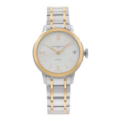 Baume & Mercier Classima 18k Rose Gold Steel White Dial Ladies Watch M0A10269
