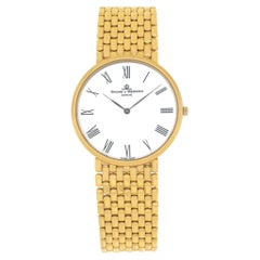 Baume & Mercier Classima 18k Gelbgold Armbanduhr Ref MV045088