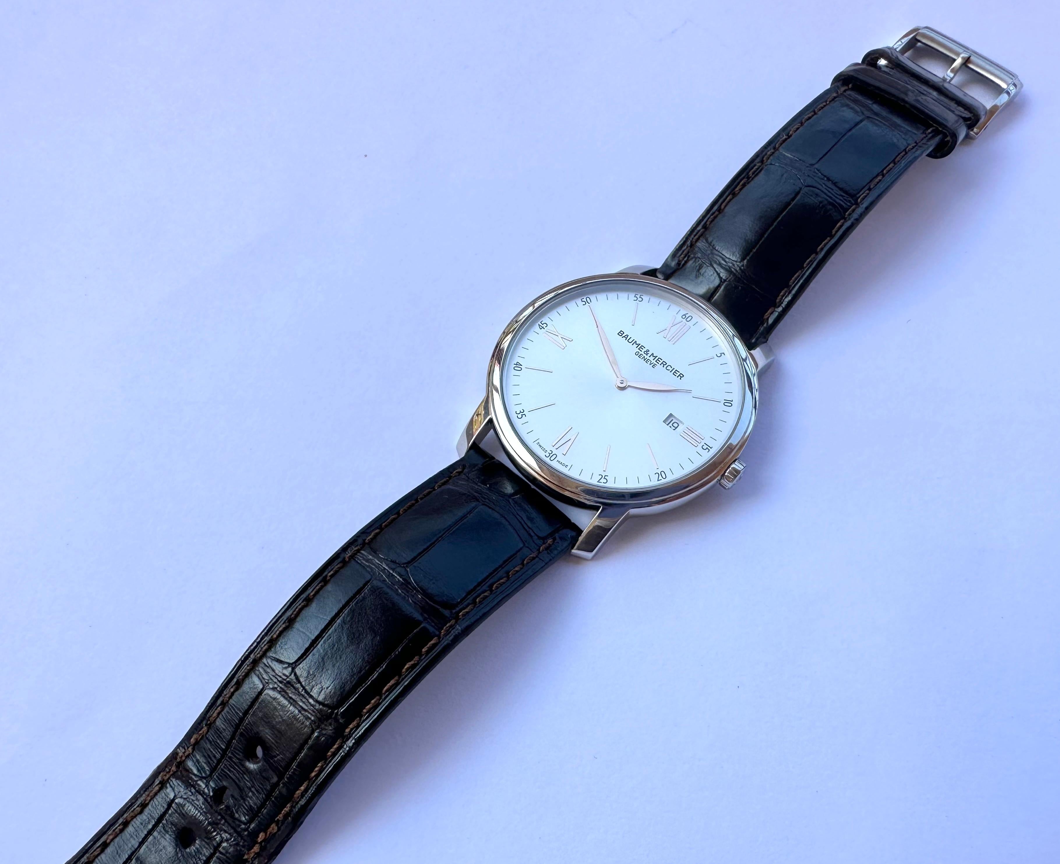  Baume & Mercier Classima 42mm Executives XL 65493 Men Watch In Excellent Condition For Sale In Toronto, CA