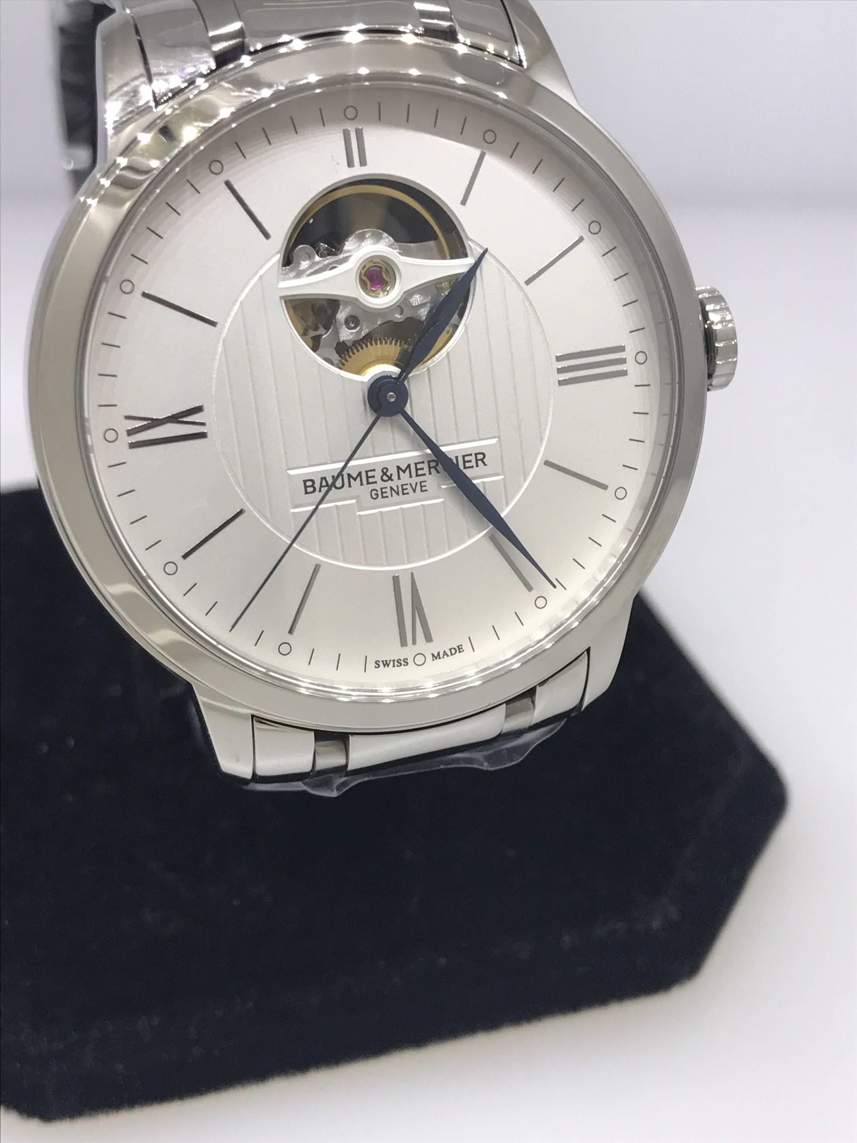 Baume & Mercier Classima Core Automatic Bracelet Men's Watch M0A10275 For Sale 3