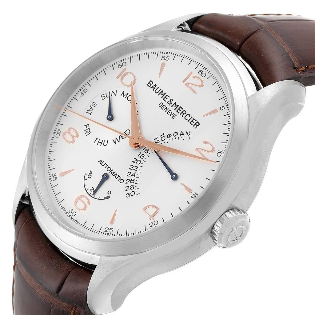 Baume Mercier Classima Executive Clifton Steel Men's Watch 10149 Unworn For Sale 2