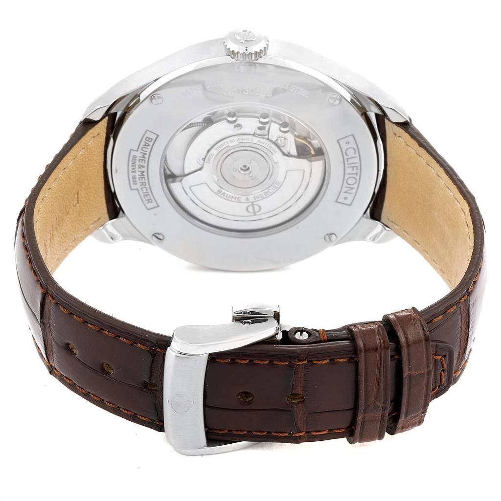 Baume Mercier Classima Executive Clifton Steel Men's Watch 10149 Unworn For Sale 4