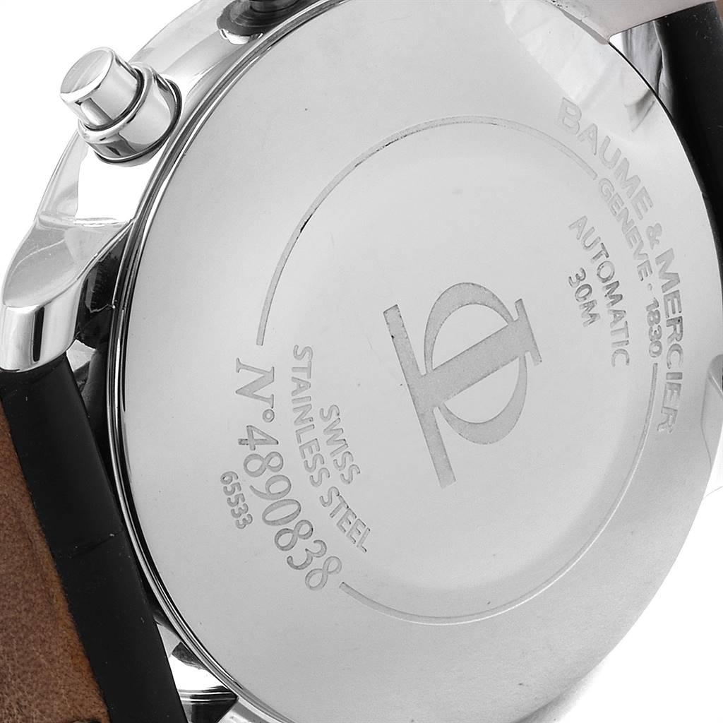 Baume Mercier Classima Executive XL Chronograph Steel Men's Watch 65533 1