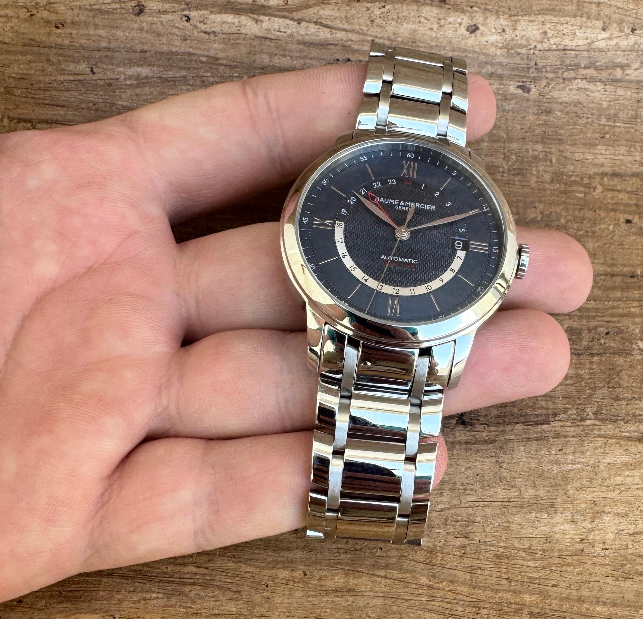 Baume & Mercier Classima MOA10483 GMT Automatique Complet Pour hommes en vente