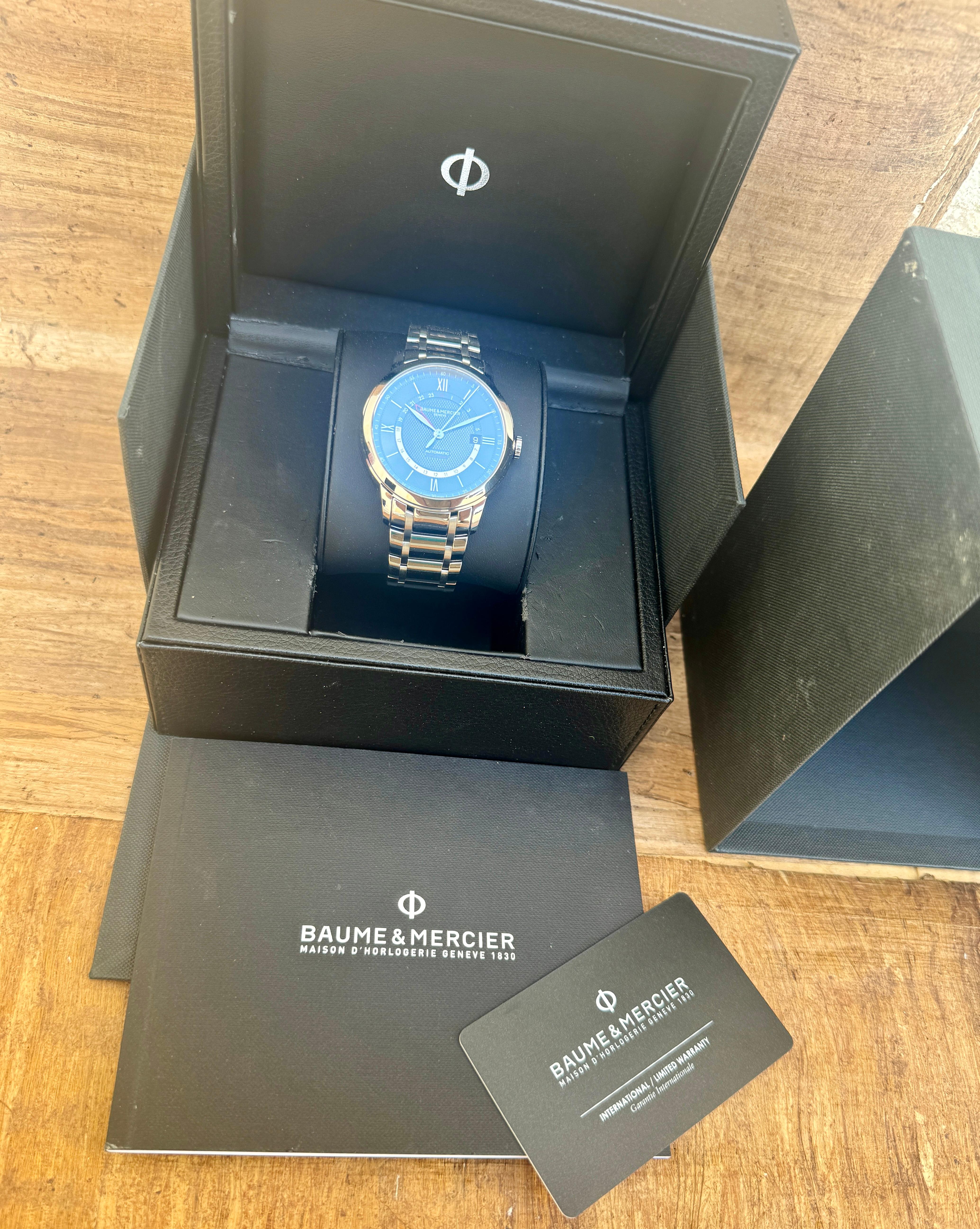 Baume & Mercier Classima MOA10483 GMT Automatique Complet en vente 1