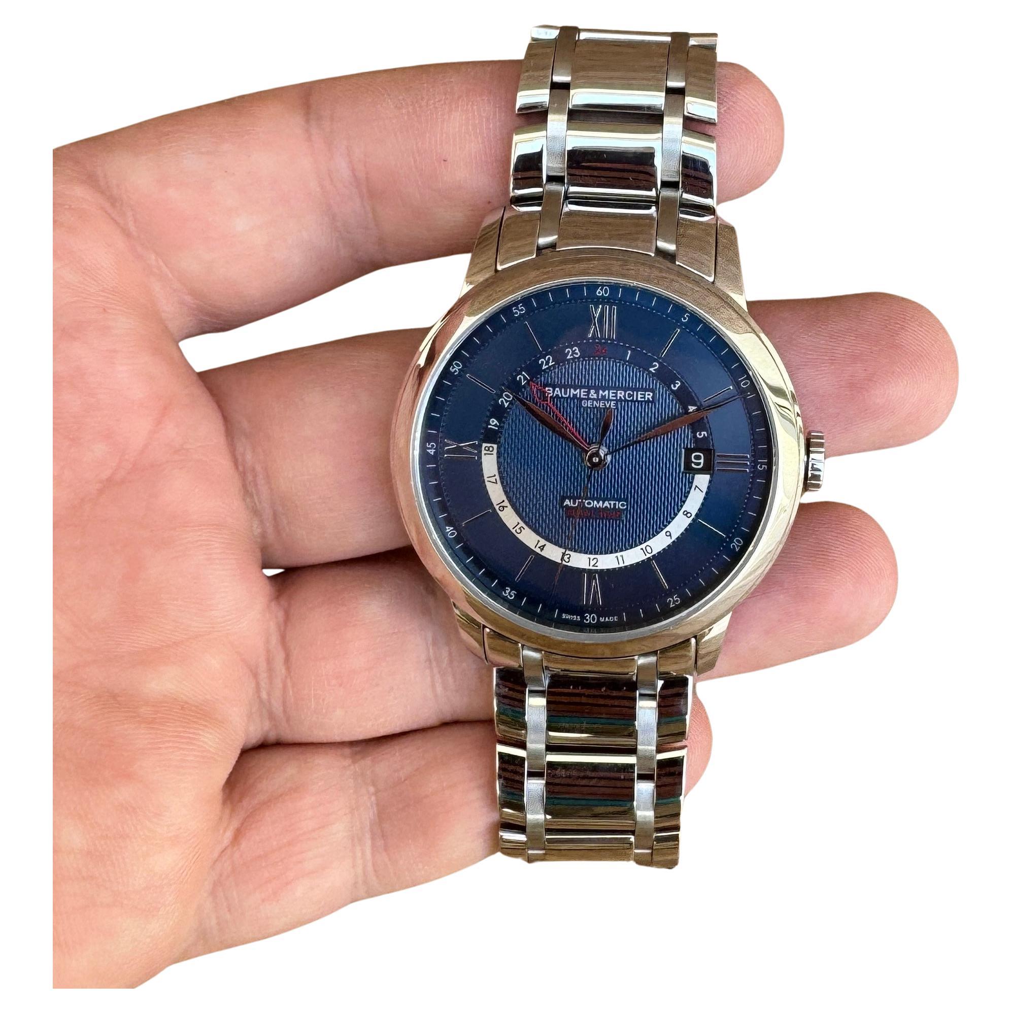 Baume & Mercier Classima MOA10483 GMT Automatic Full Set