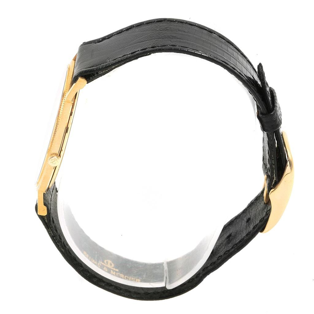 Baume & Mercier Classima Ultra Thin 18 Karat Yellow Gold Quartz Watch 15603 5