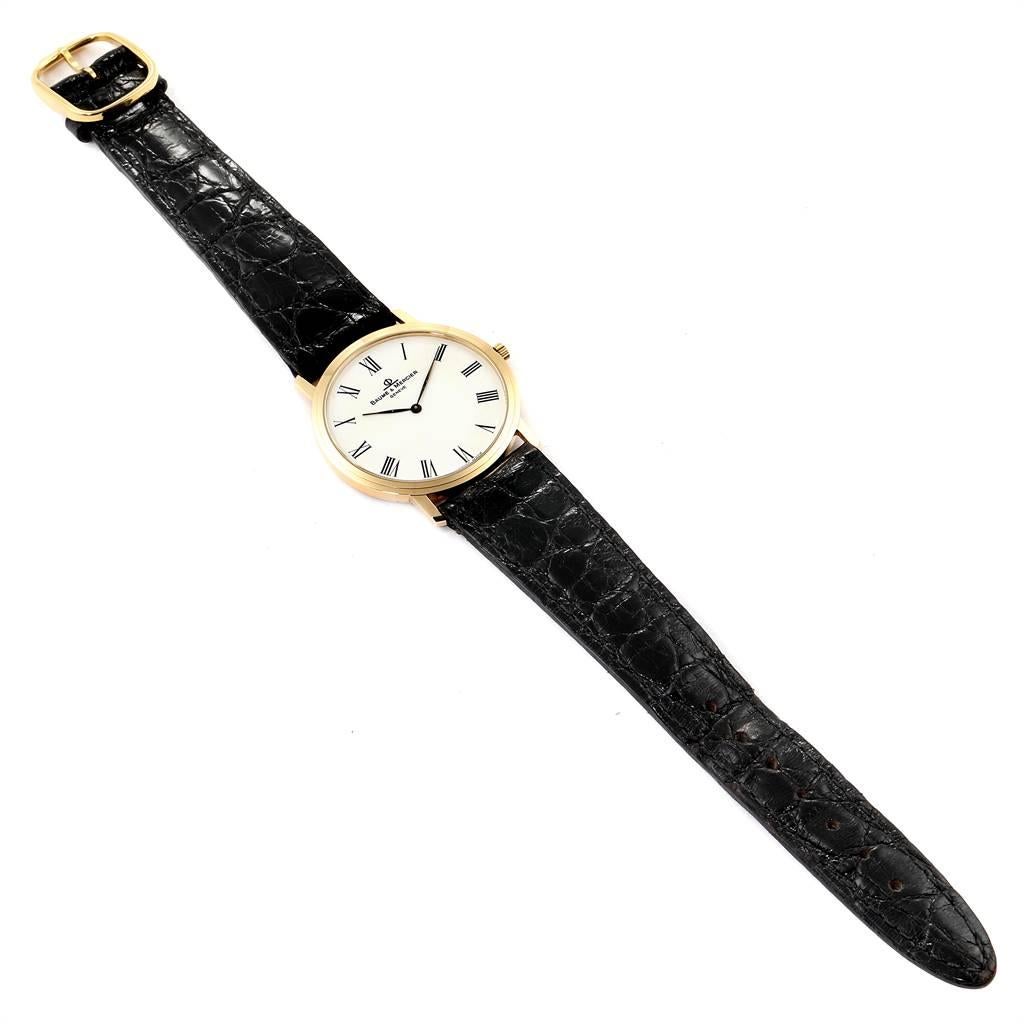 Baume Mercier Classima Ultra Thin 18 Karat Yellow Gold Quartz Watch 95612 5