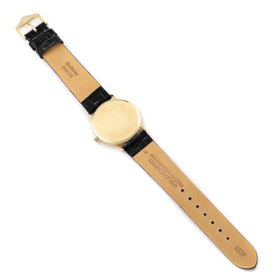 Baume Mercier Classima Ultra Thin 18K Yellow Gold Quartz Watch MV045093 For Sale 5