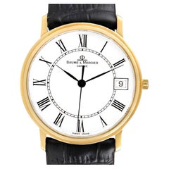 Baume Mercier Classima Ultra Thin 18K Yellow Gold Quartz Watch MV045093