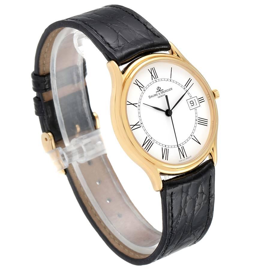 Baume Mercier Classima Ultra Thin 18K Gelbgold Quarz-Uhr MV045236 im Zustand „Hervorragend“ im Angebot in Atlanta, GA