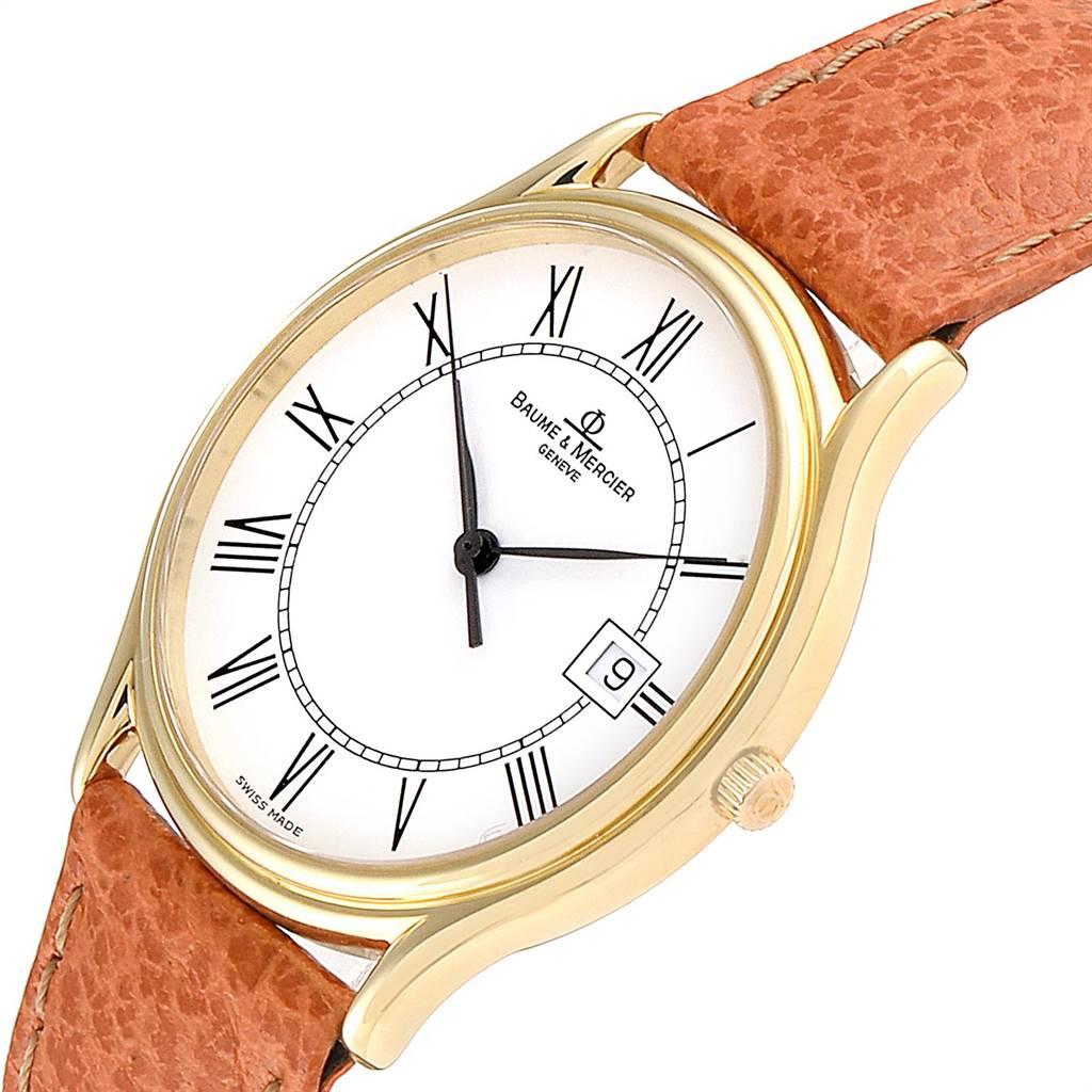 Baume Mercier Classima Ultra Thin 18 Karat Yellow Gold Quartz Watch MV045236 1