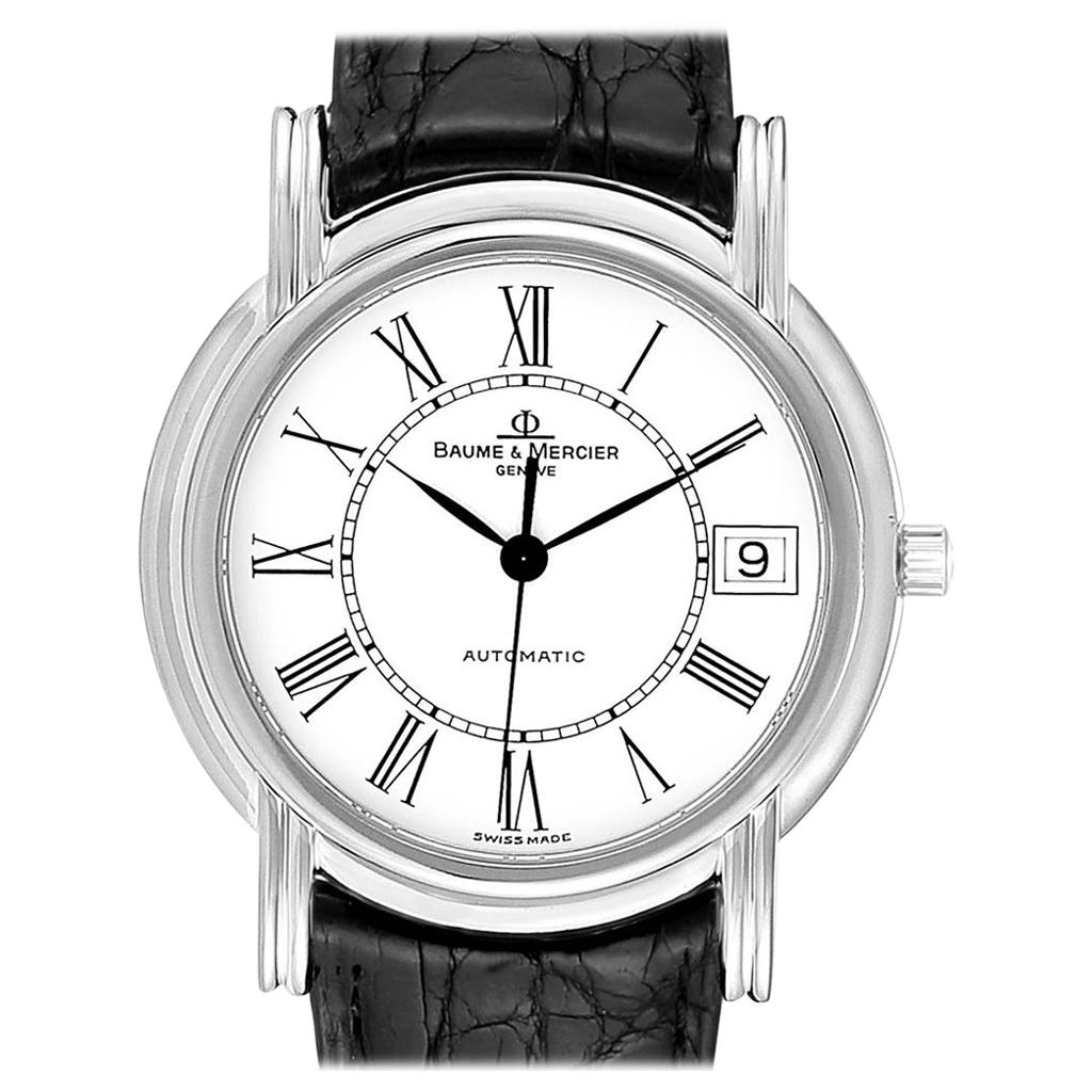 Baume Mercier Classima White Gold Men's Watch MV045077 Box Papers