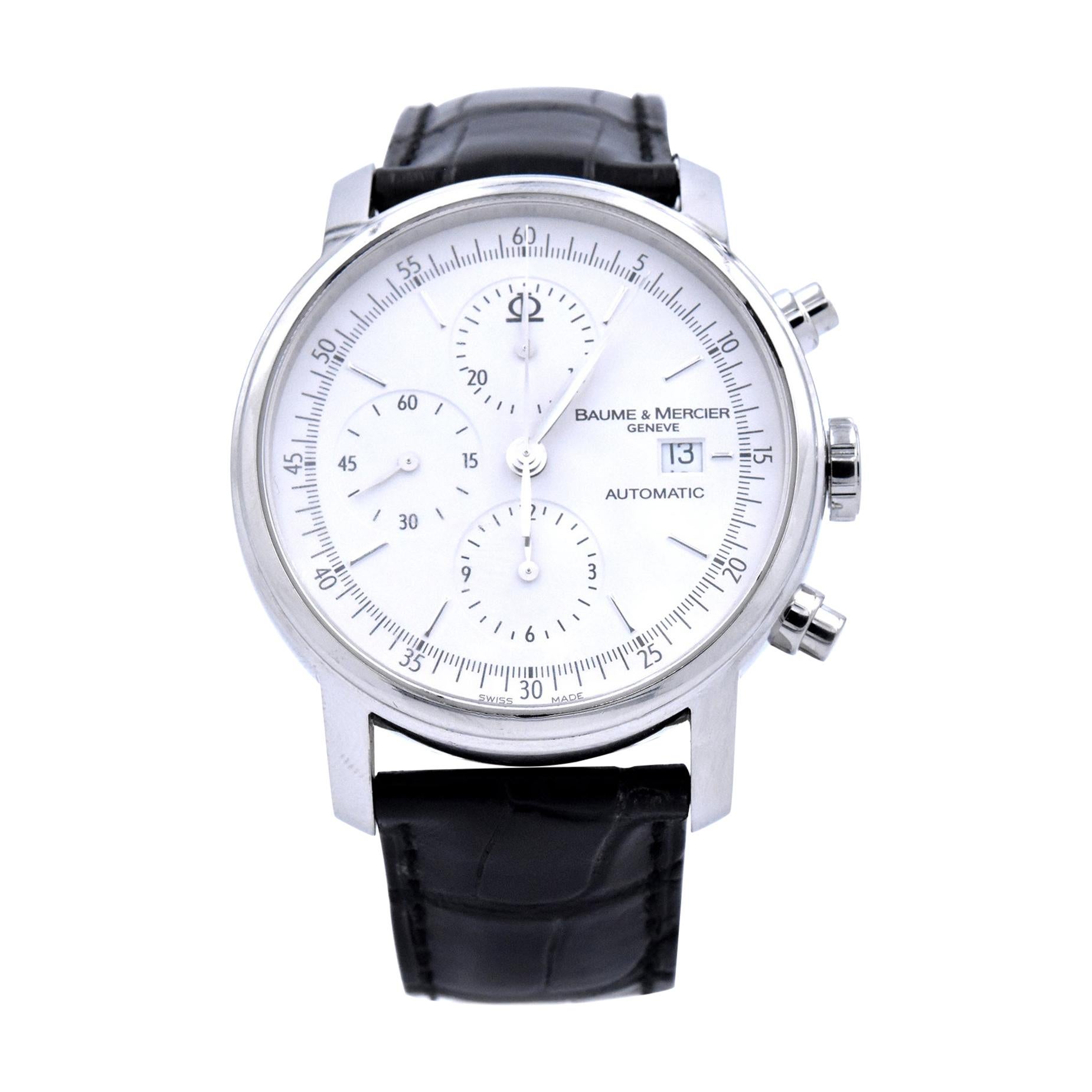 Baume and Mercier Classima XL Chronograph Watch Ref. 65533 at 1stDibs | baume  mercier 65533, baume & mercier classima xl chronograph