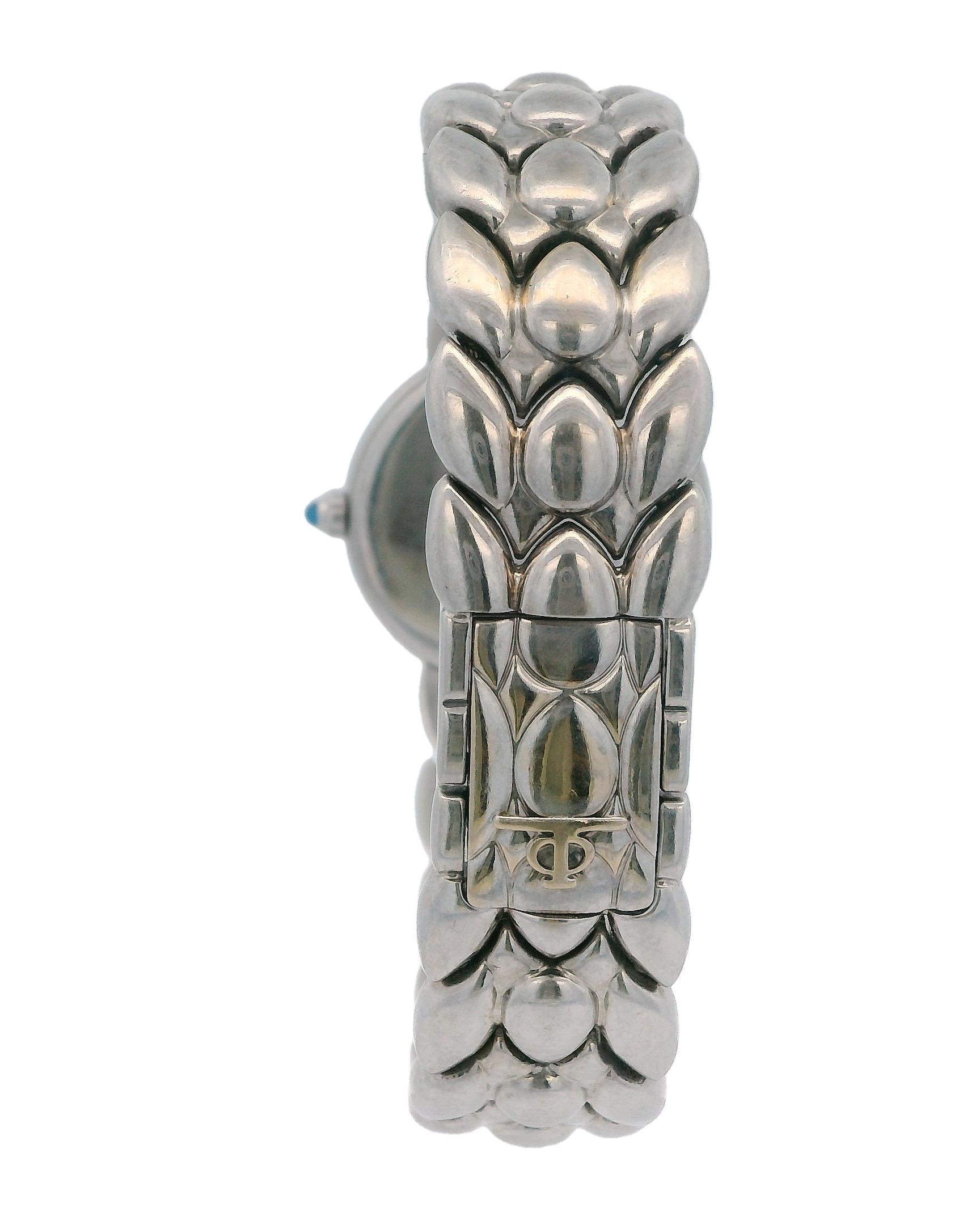 Baume & Mercier Classique 18kt White Gold Diamond Bezel Dress Watch For Sale 1