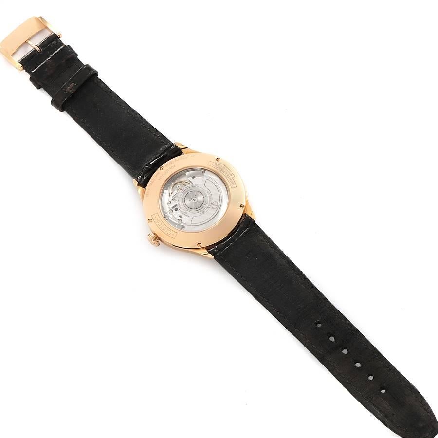 Baume Mercier Montre pour homme Clifton en or rose 18 carats avec cadran gris 10059 en vente 3