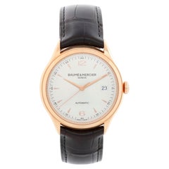 Baume & Mercier Clifton 18K Rose Gold Mens Watch Ref. 65719